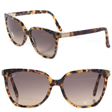 gucci tortoise sunglasses women's|Gucci oversized tortoiseshell sunglasses.